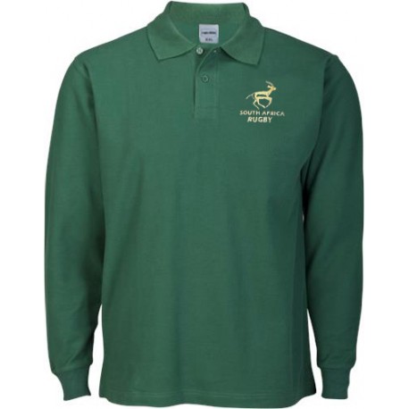 Polo piqué South Africa Rugby m/l