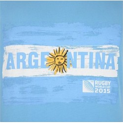 Camisola algodão da Argentina RWC 2015