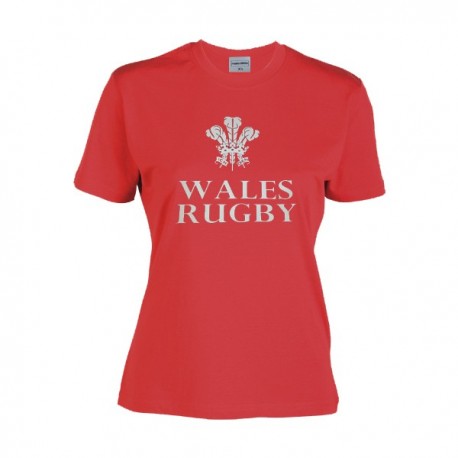 Camiseta Mujer Wales Rugby