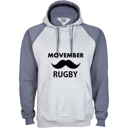 Sudadera Capucha Movember Rugby